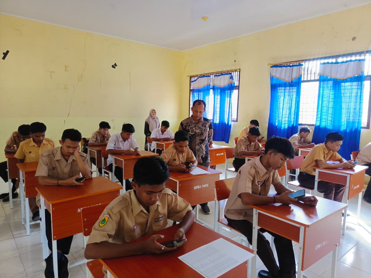 SMK Negeri 1 Jeumpa Laksanakan Try Out Tahap ke II untuk siswa Kelas XII