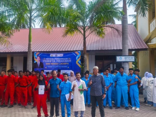 SMK Negeri 1 Jeumpa Berangkatkan 87 Siswa PKL Periode 1 Juli s.d 31 Desember 2026 Ke 30 DU/DI